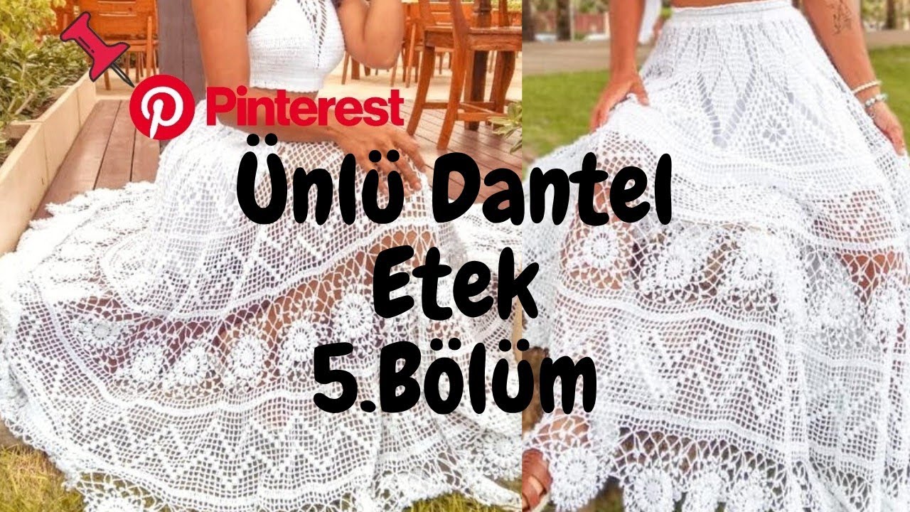 Tığ İşi Dantel Etek