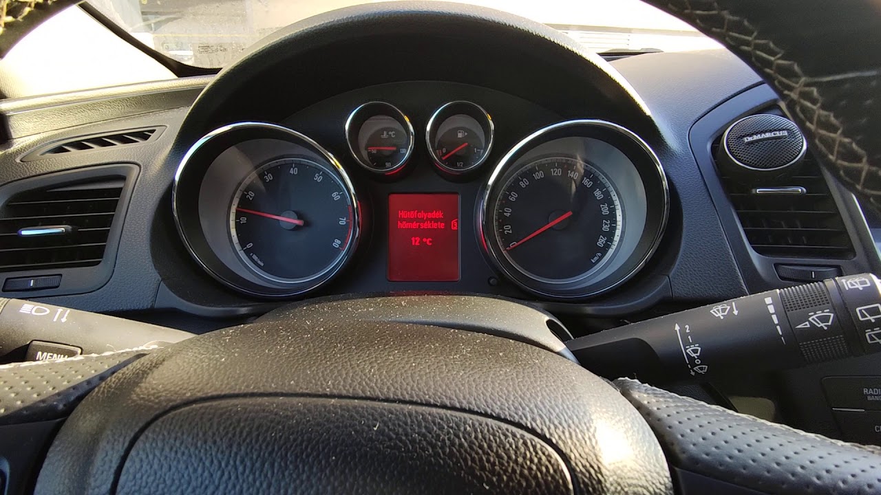 2009 Opel Insignia 2.8 V6 Turbo  4*4 Cold Start -7C