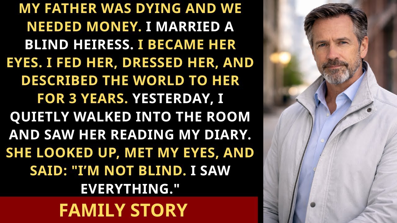 I Married a BLIND Woman. For 3 Years I Was Her EYES. Then I DISCOVERED Her READING…