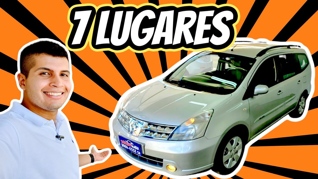 Nissan Grand Livina SL 1.8 AT 2012. Um carro de 7 lugares barato, confort&aacute;vel e robusto!