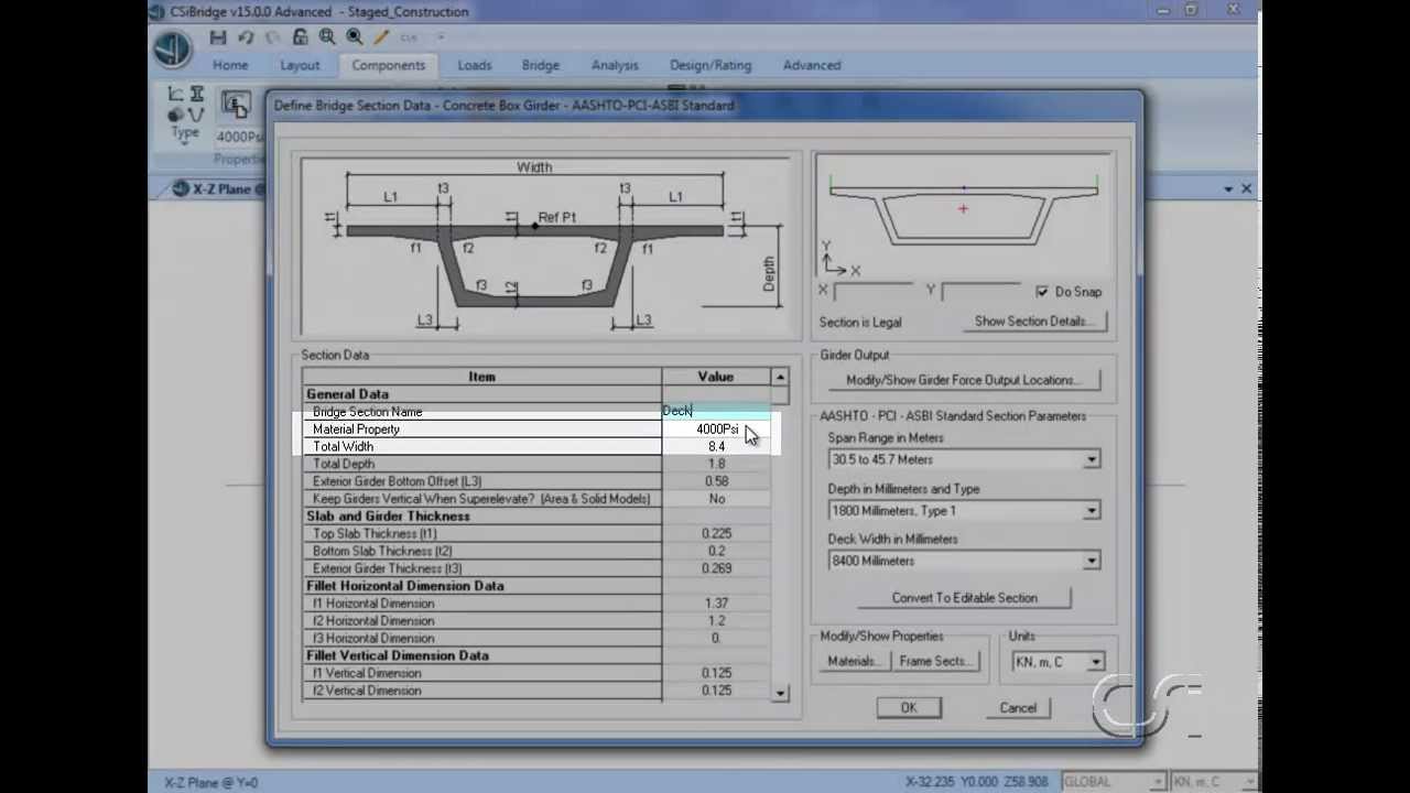 CSiBridge || Staged Analysis || Construction News