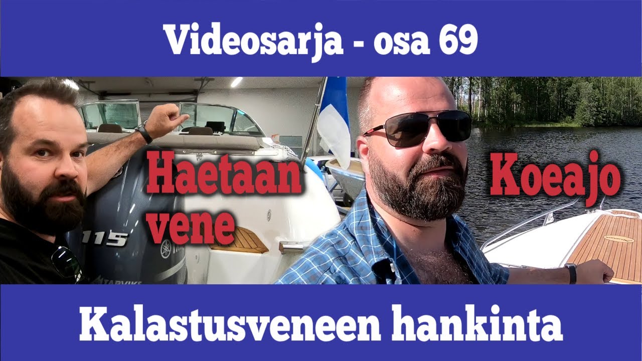 Osa 69 - Hankitaan vene Yamarin 59 DC ja ekaa kertaa vesillä - kausi 2019/2020