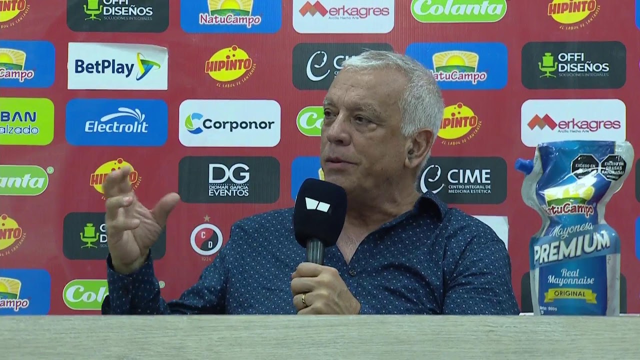 Rueda de prensa de Cúcuta tras su partido con Tolima