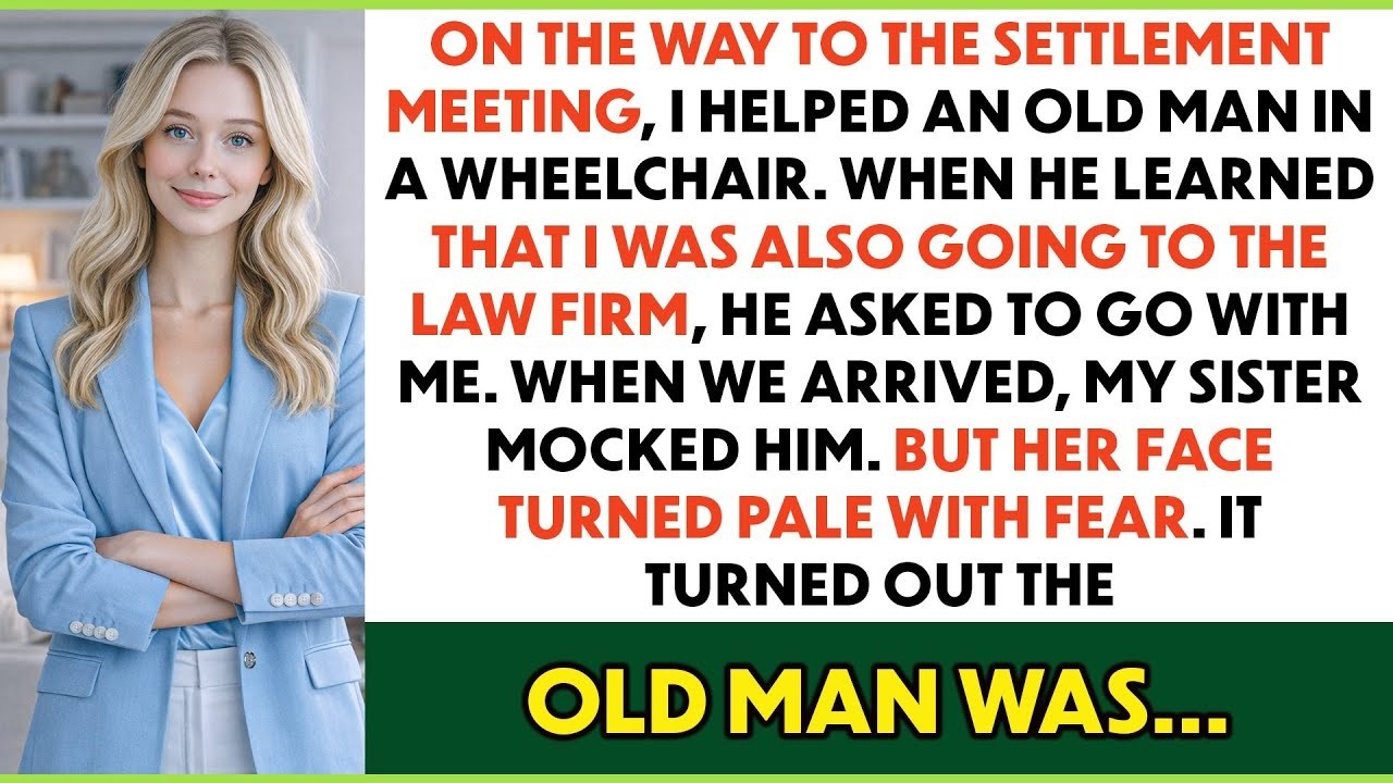 My Sister Froze At Inheritance Meeting When She Saw Me With A Beggar — He Turned Out To Be…