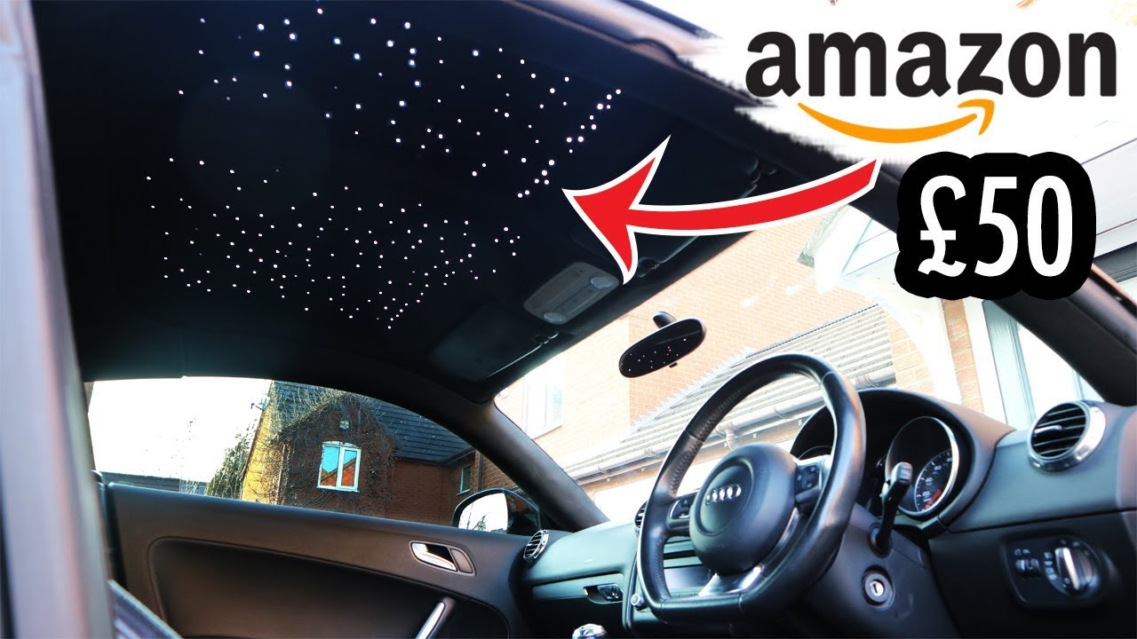 INSTALLING ROLLS ROYCE STAR LIGHTS ON MY AUDI TT * £50 AMAZON MOD *