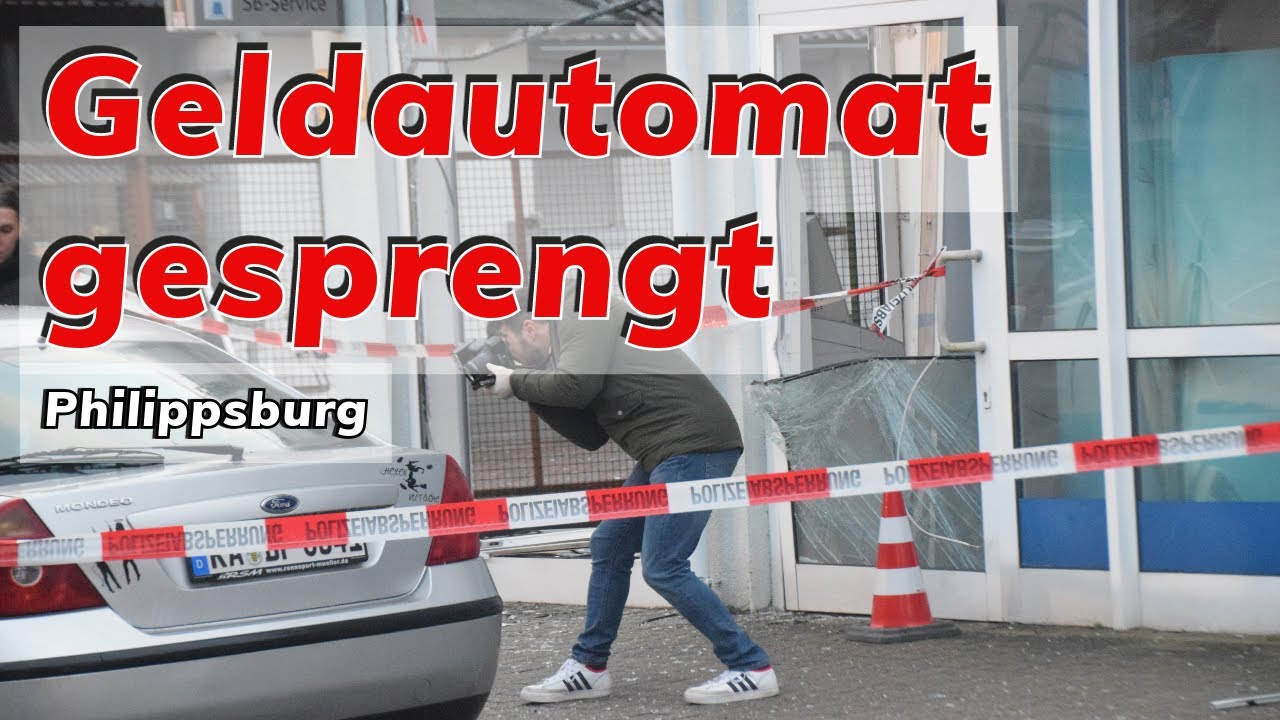 Sprengung eines Geldautomaten in Huttenheim: Polizei sucht dringend Zeugen