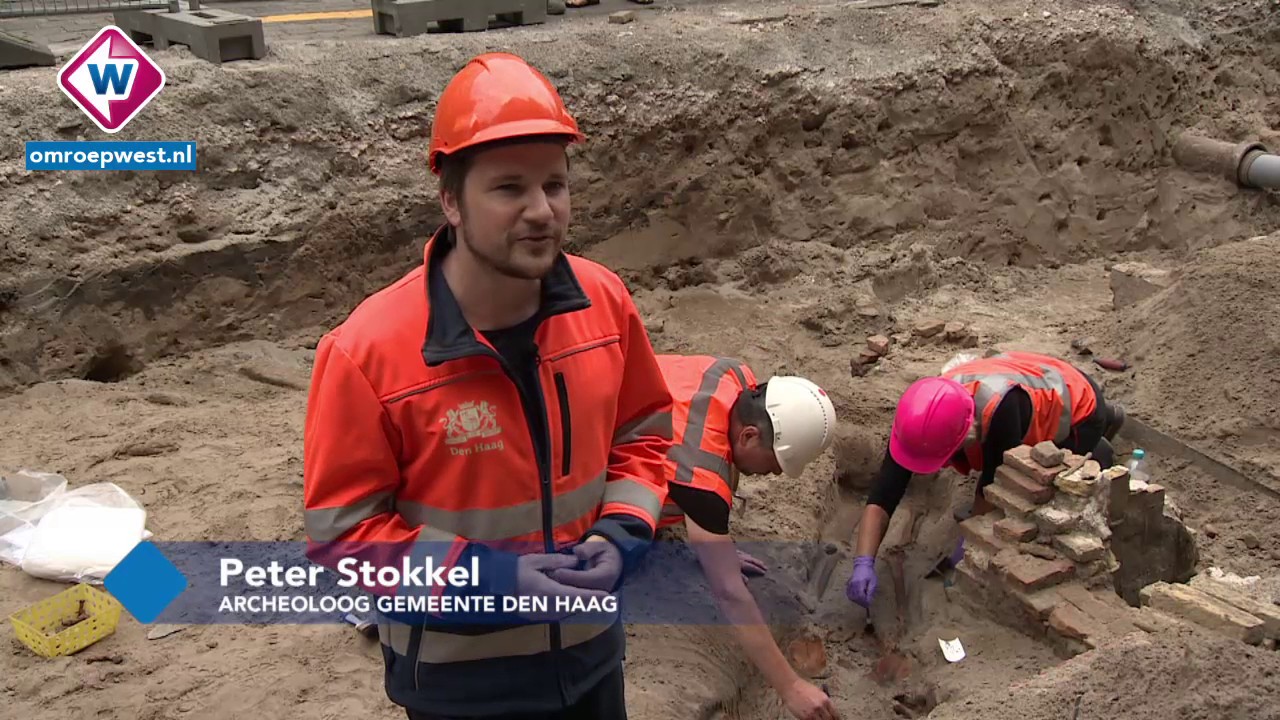 Skeletten uit dertiende eeuw duiken op bij kerk Den Haag