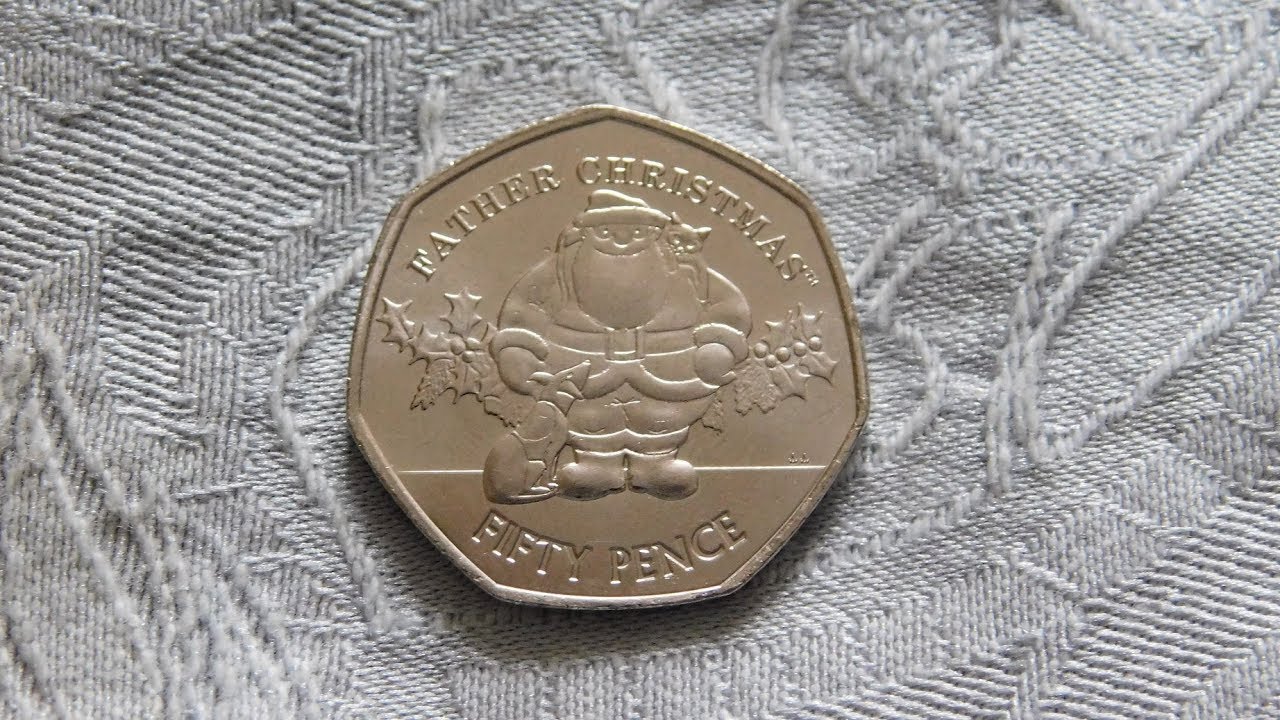 Gibraltar Christmas 50p Coin!