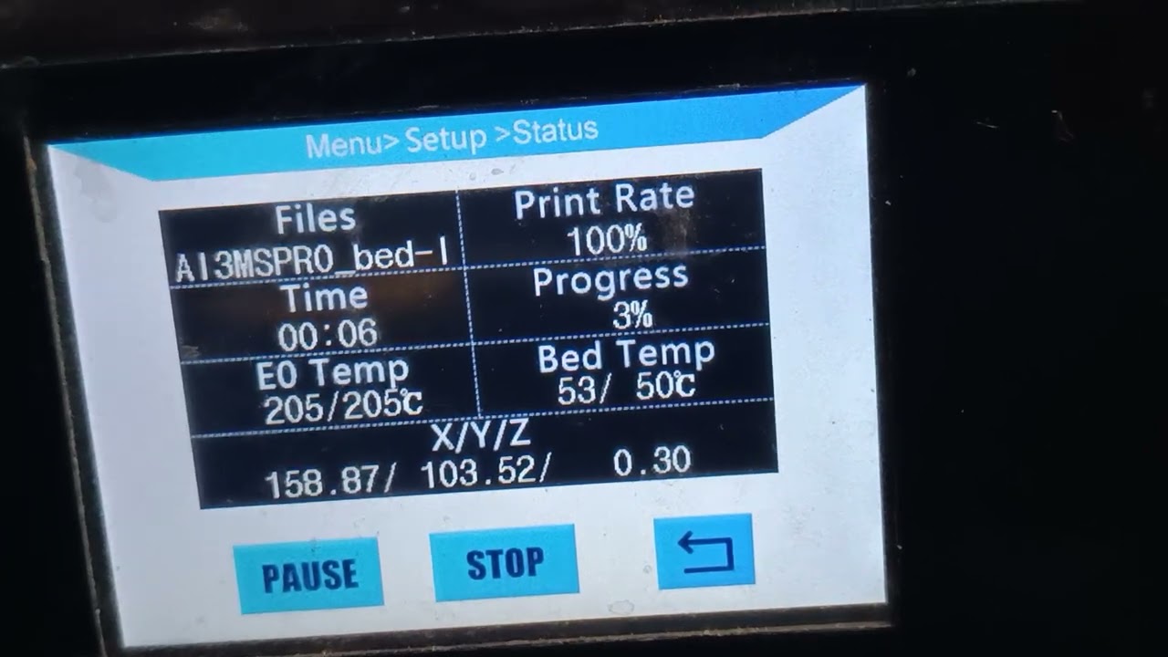 3D printer any cubic mega S issues. Not the stock feeder