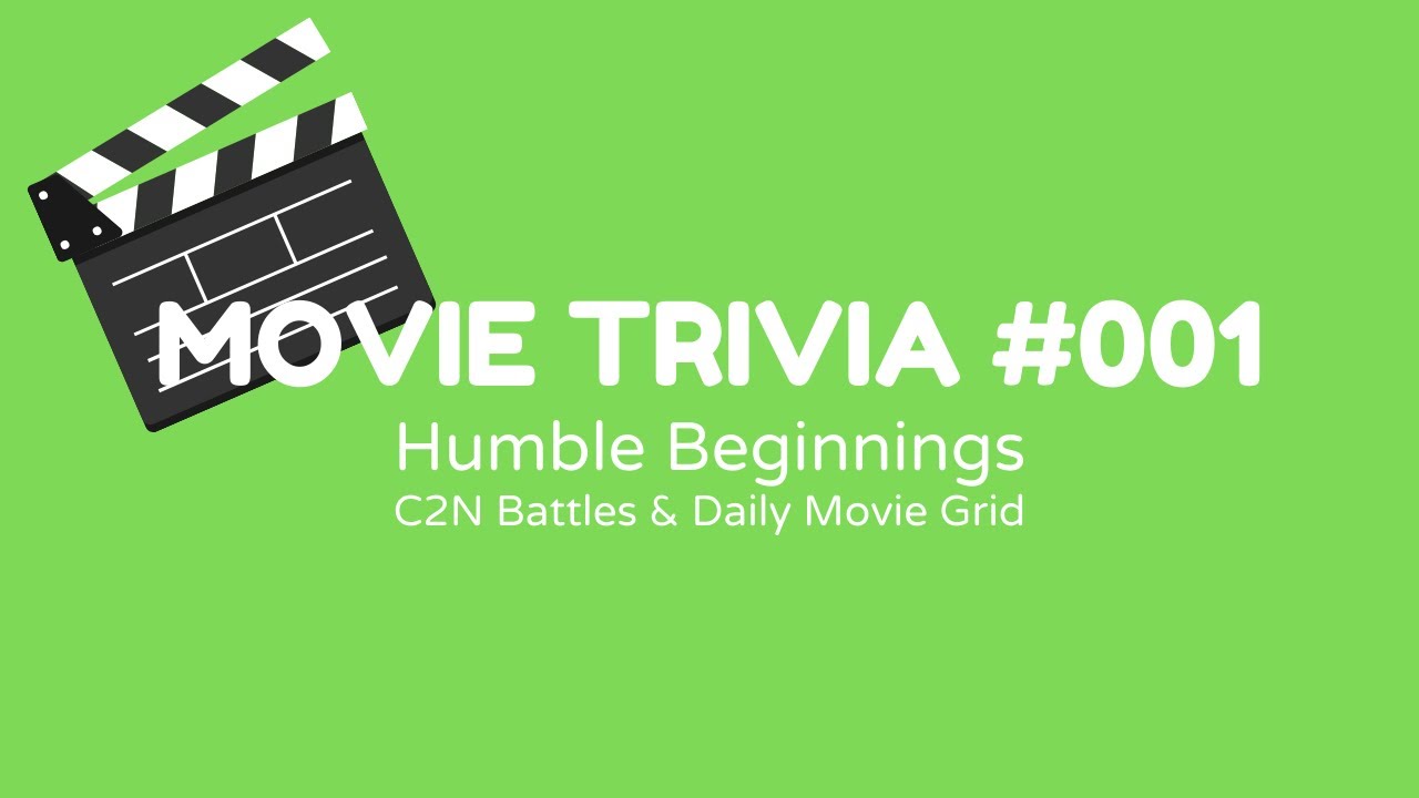 Movie Trivia #001 (Cine2Nerdle Battles & Daily Movie Grid)