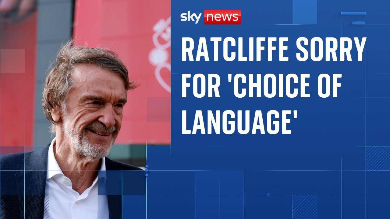 Sir Jim Ratcliffe 'sorry choice of language has offended some people' after UK 'colonised' comments