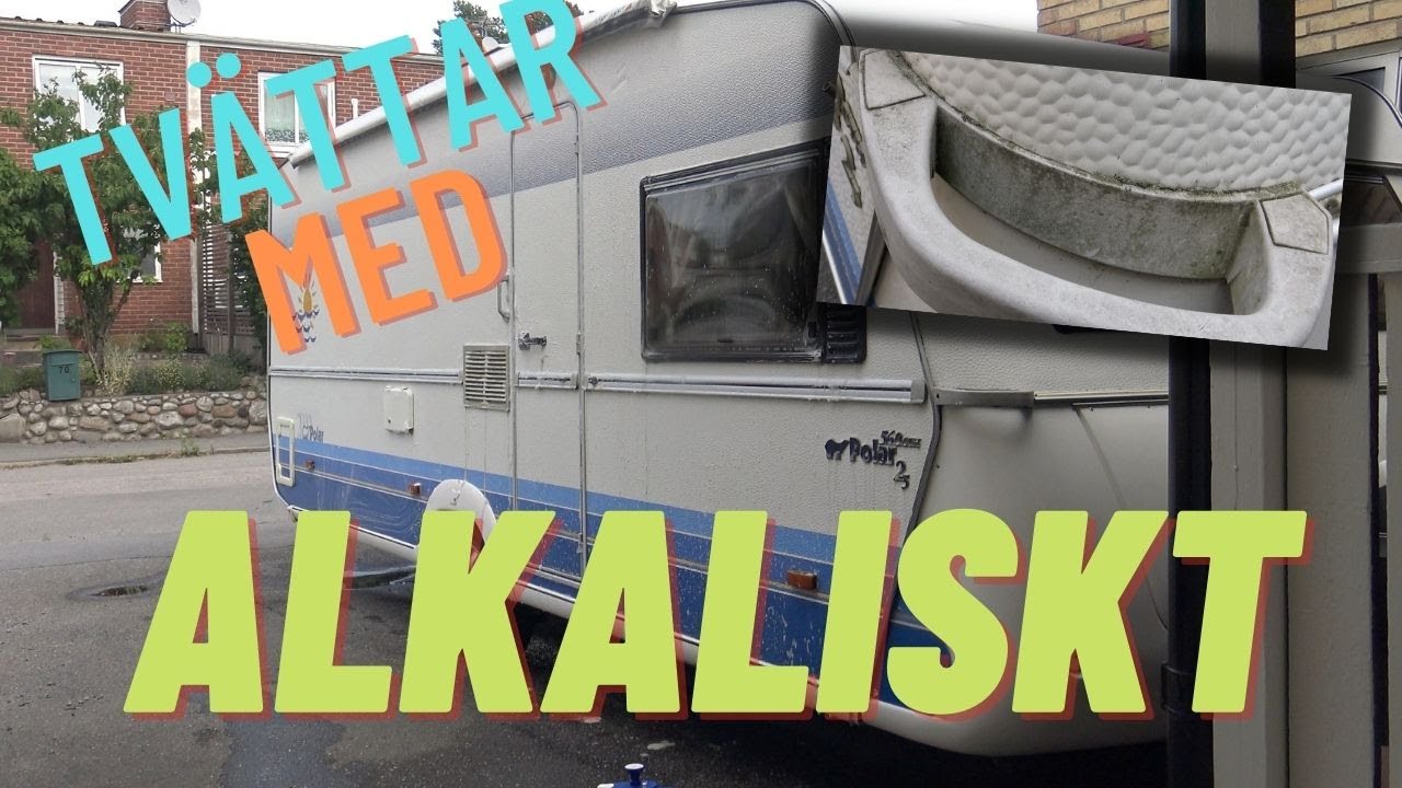 Alkalisk avfettning på mossig husvagn, funkar det??