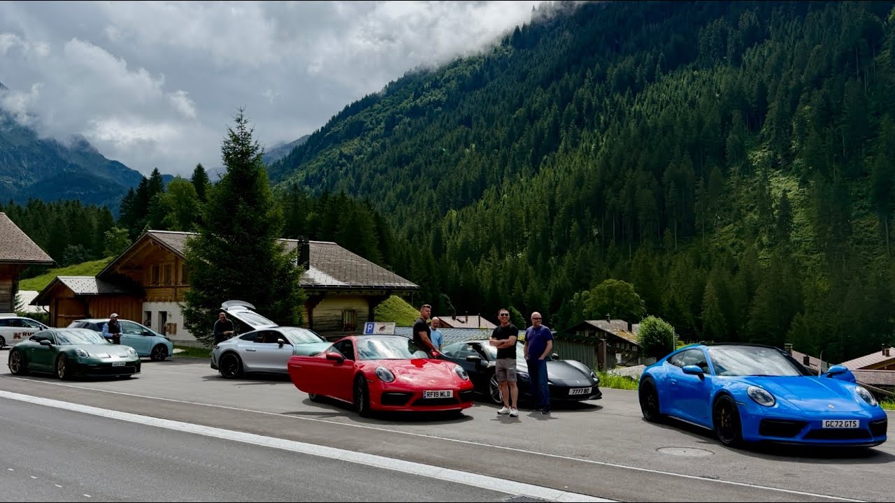 PART 1, EURO ROAD TRIP, 7 DAYS, 6 COUNTRIES, 2800 MILES, x3 911'S, Ferrari 296, AMG63 Pro, & Huracan