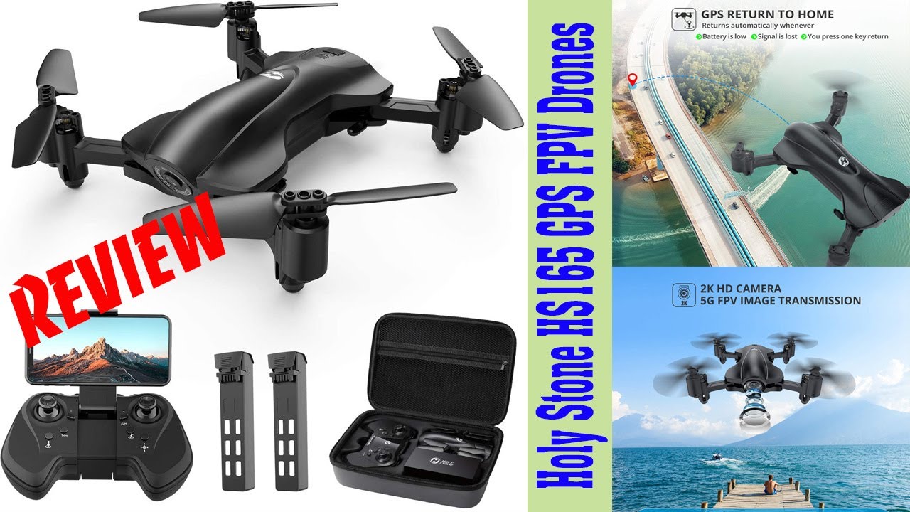 Holy Stone HS165 GPS FPV Drones with 2K HD Camera for Adults