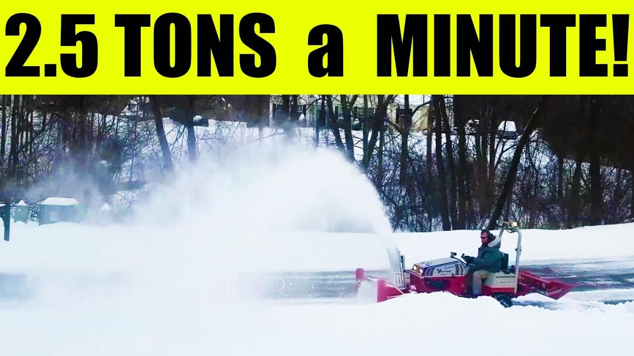 Insane Snowblower! #Ventrac #BlueCord #snowblowers