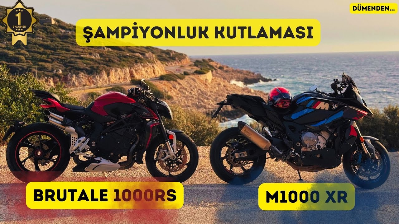 M1000XR - BRUTALE 1000RS / TOPRAK DÜNYA ŞAMPİYONLUĞU KUTLAMA SÜRÜŞÜ #m1000xr #mvagustabrutale