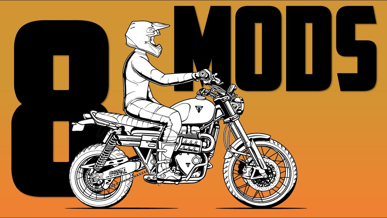 8x MUST DO MODS for your Motorbike | Triumph Scrambler 1200 Mods