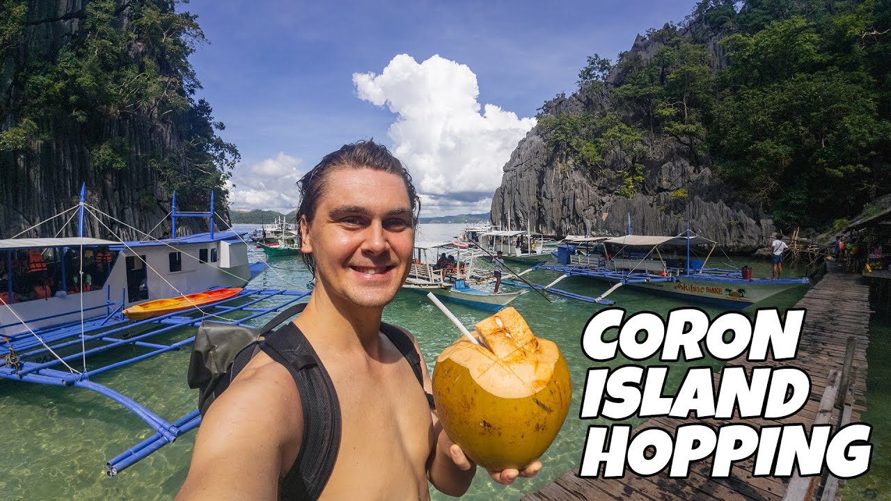 Lagoons and Island Hopping in Coron, Palawan, Philippines (Tour A) #travelvlog #philippines #island