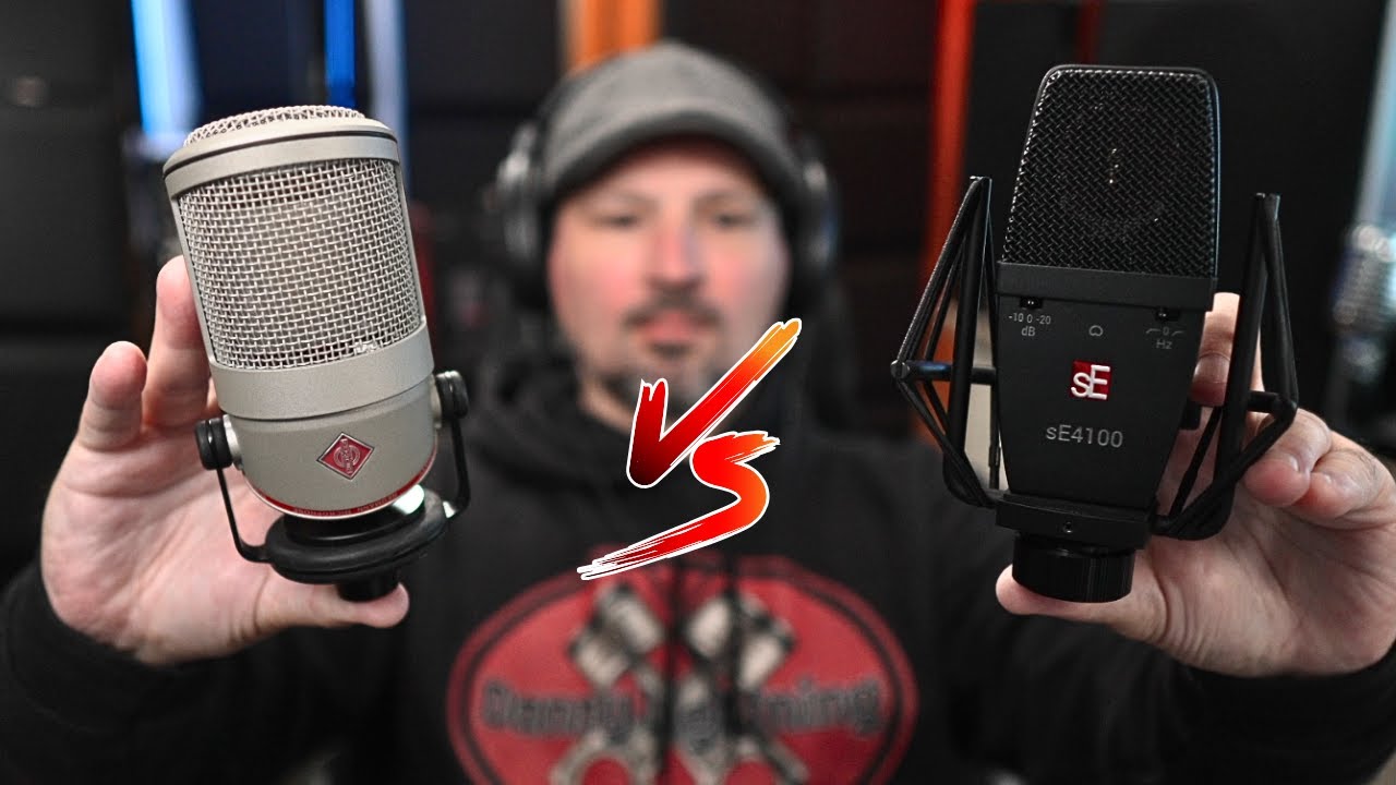 SE Electronics SE 4100 VS Neumann BCM 104 - Mic Comparisons