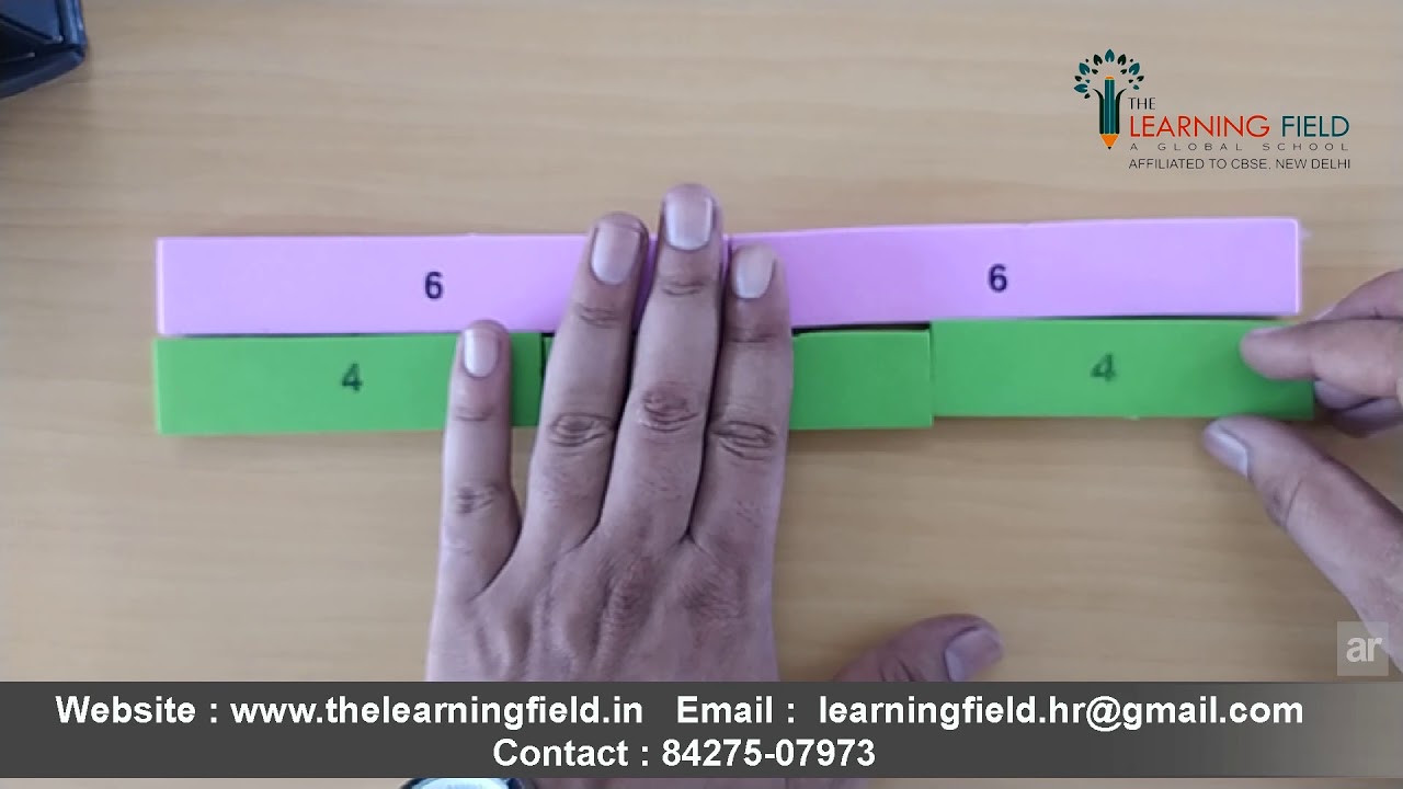 TLF #Math Lab Activity # Find LCM & HCF with the help of Cuisenaire Strips.