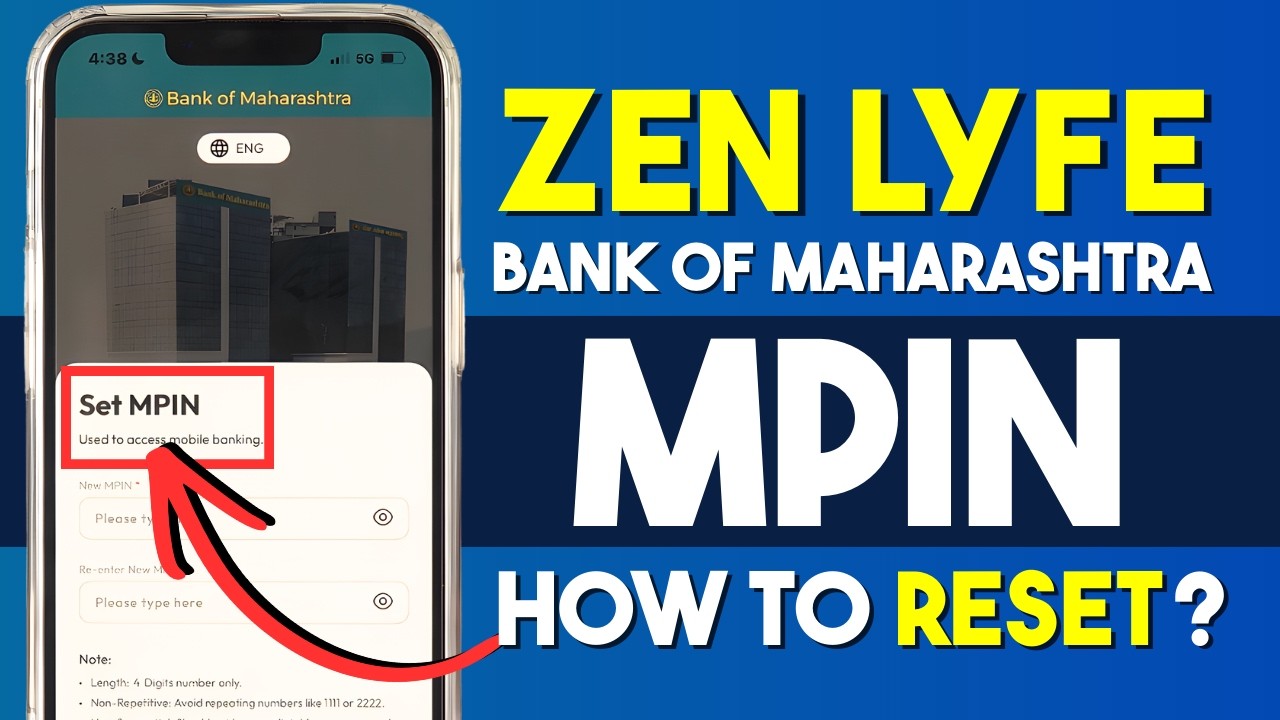 Jak zresetować kod MPIN w aplikacji Bank of Maharashtra? Zapomniałem kodu mPIN do aplikacji mobil...