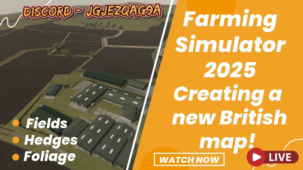 Making progress on new British FS25 MAP!