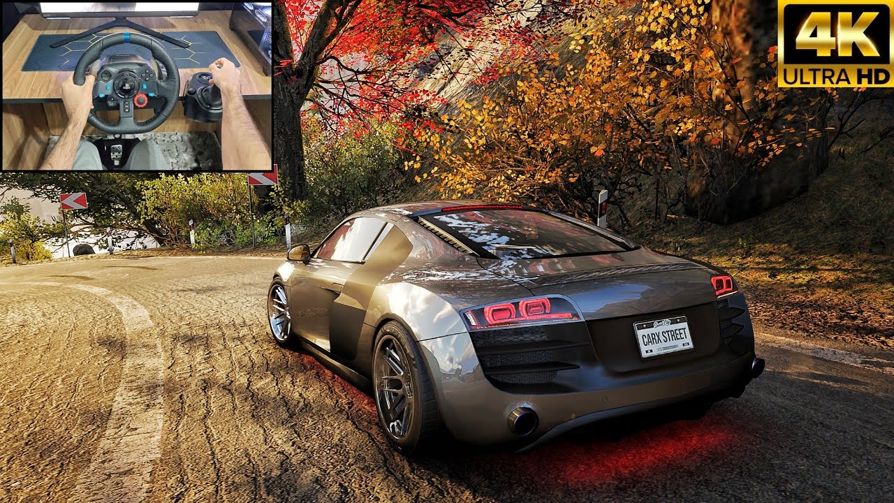 CarX Street PC - Audi R8 | Logitech G29 Steering Wheel (4K) Gameplay