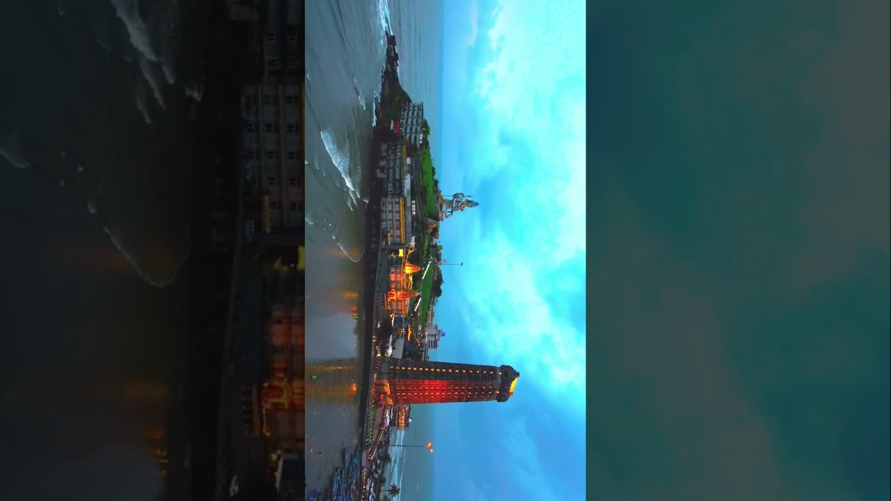 📍 Murudeshwar Temple, Karnataka 💚 #shivastatue #mahakal #karnataka shiva whatsapp status #shorts
