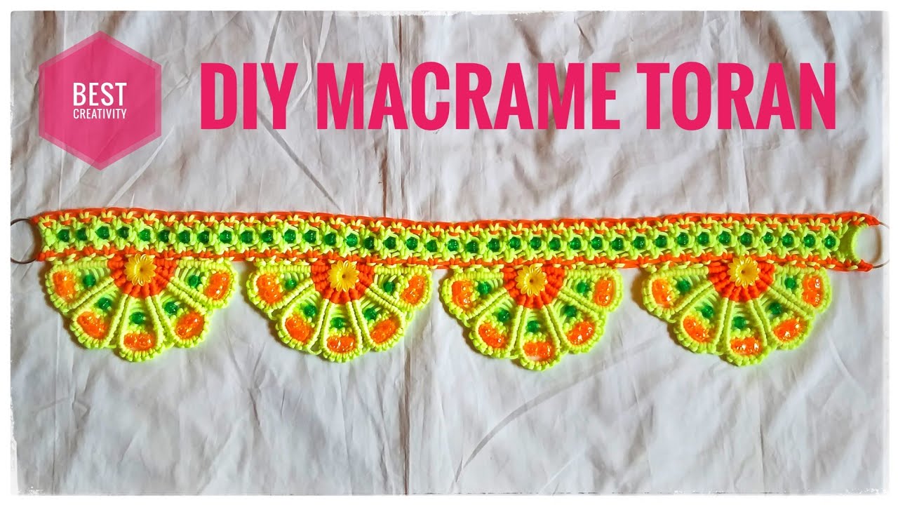DIY Macrame Toran design 2019