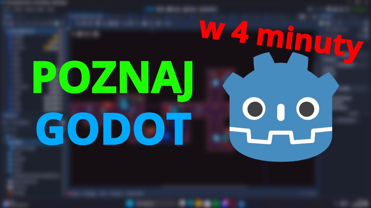 Poznaj interfejs w GODOT! (W 4 minuty) | Poradnik #1