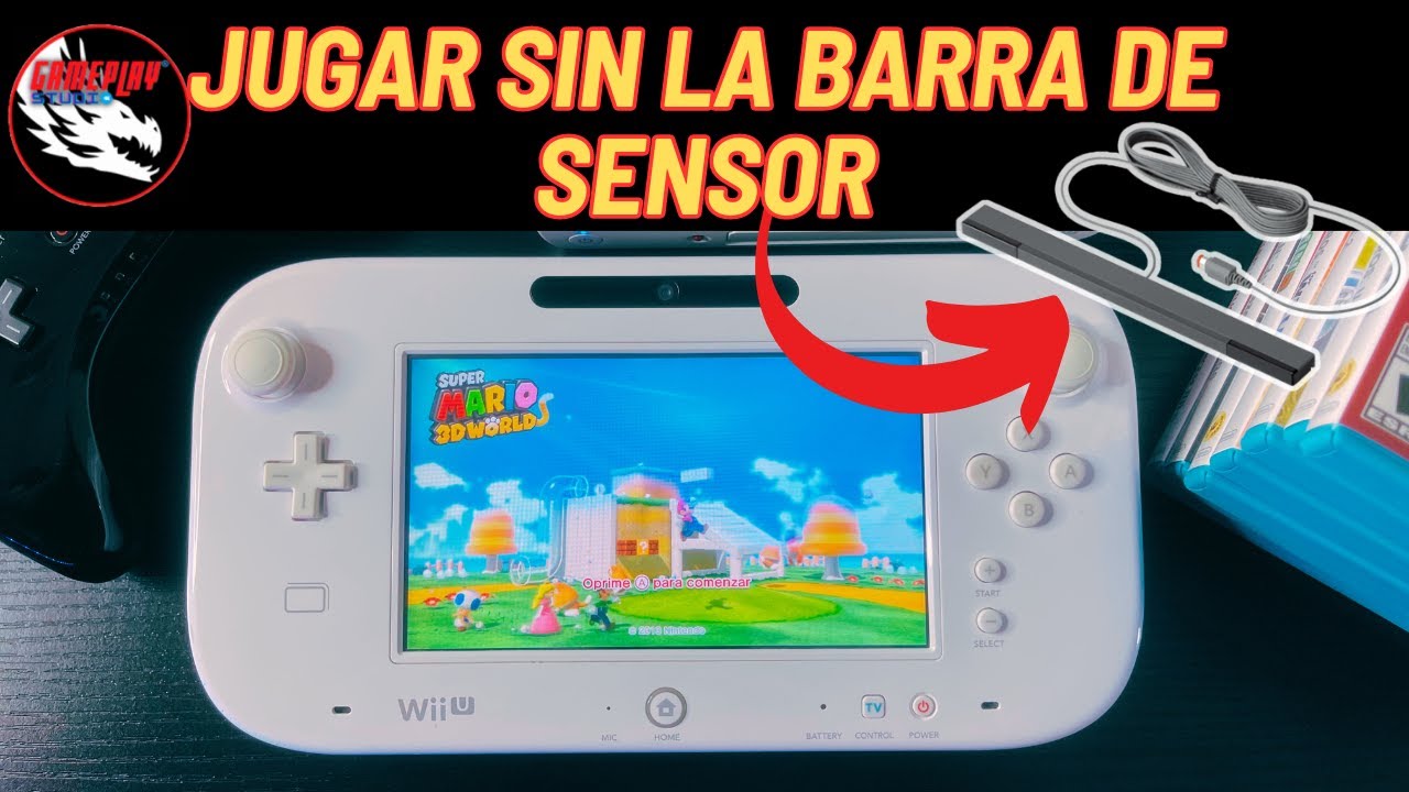 Jugar los juegos de WII en el WIIU Gamepad sin la barra de sensor |  #wiiu