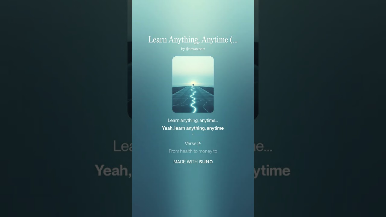 Learn Anything, Anytime (Modern Pop / Cinematic Pop-Hybrid Song/Music/Lyrics) - HowExpert