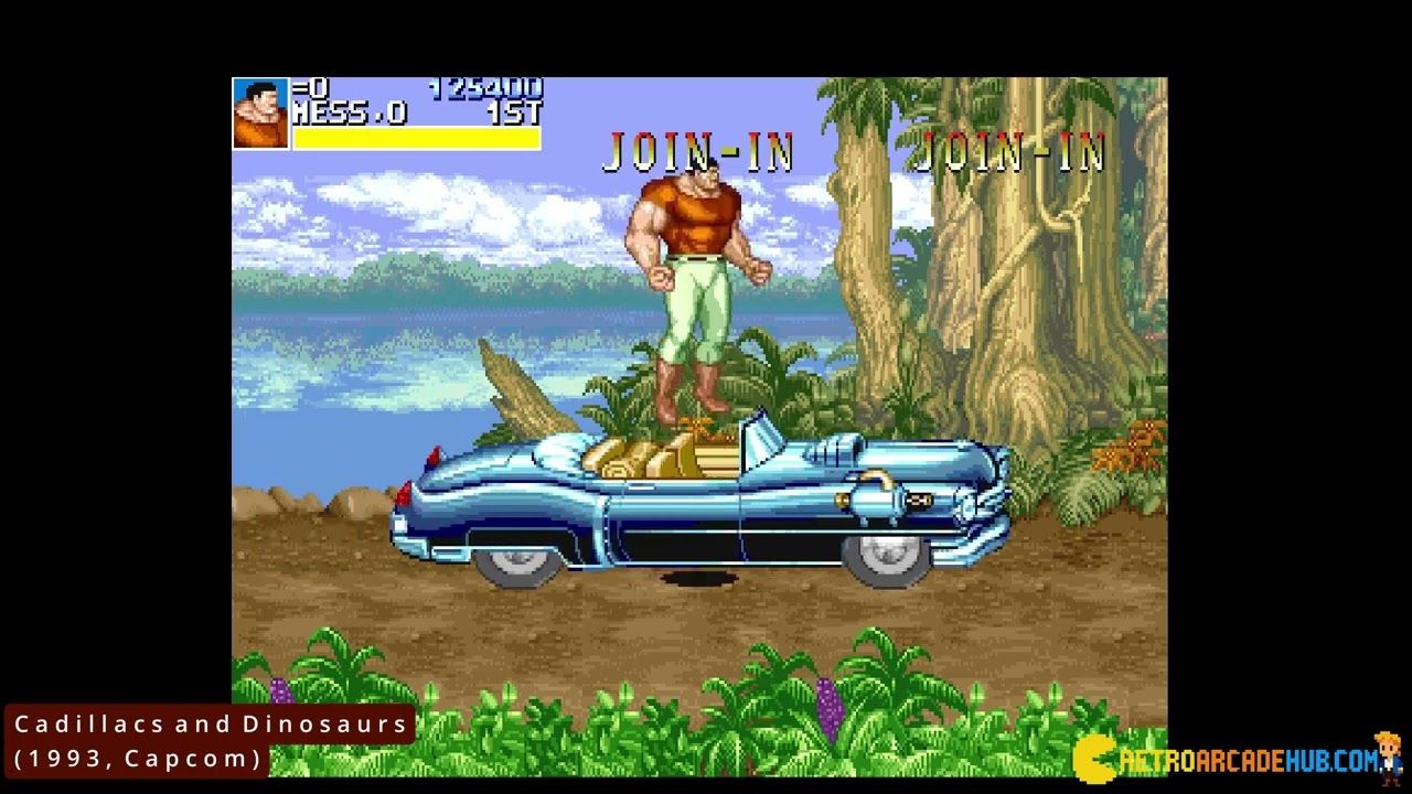 Cadillacs and Dinosaurs (1993, Capcom) for ARCADE
