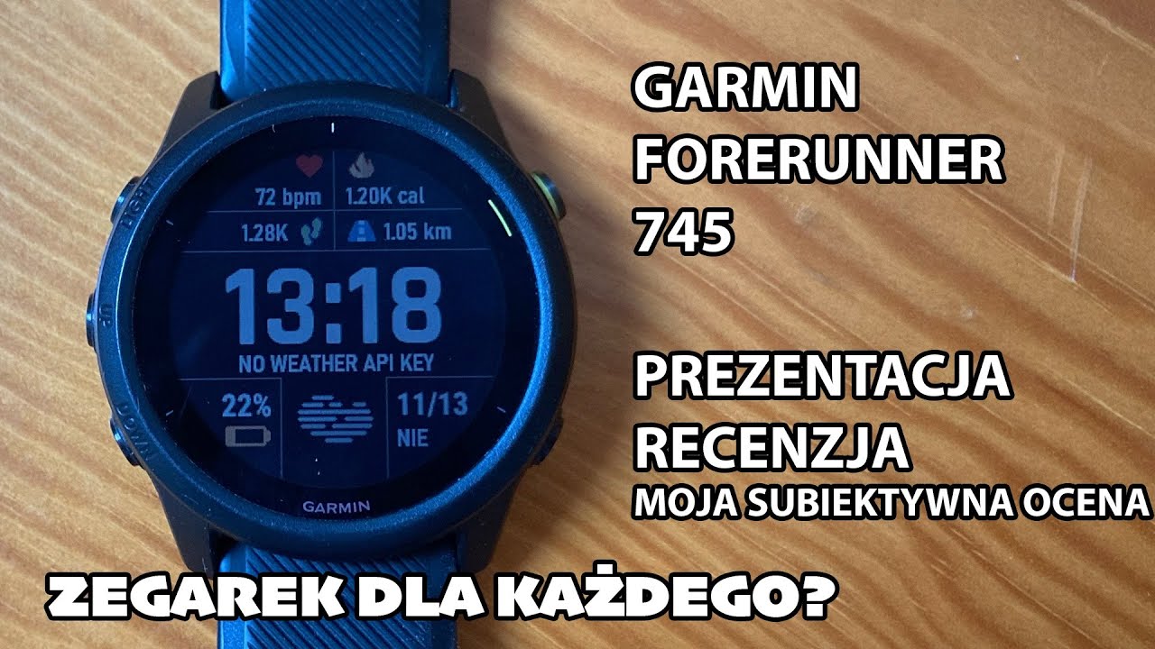 GARMIN FORERUNNER 745 | Zegarek dla każdego? | Prezentacja | Recenzja