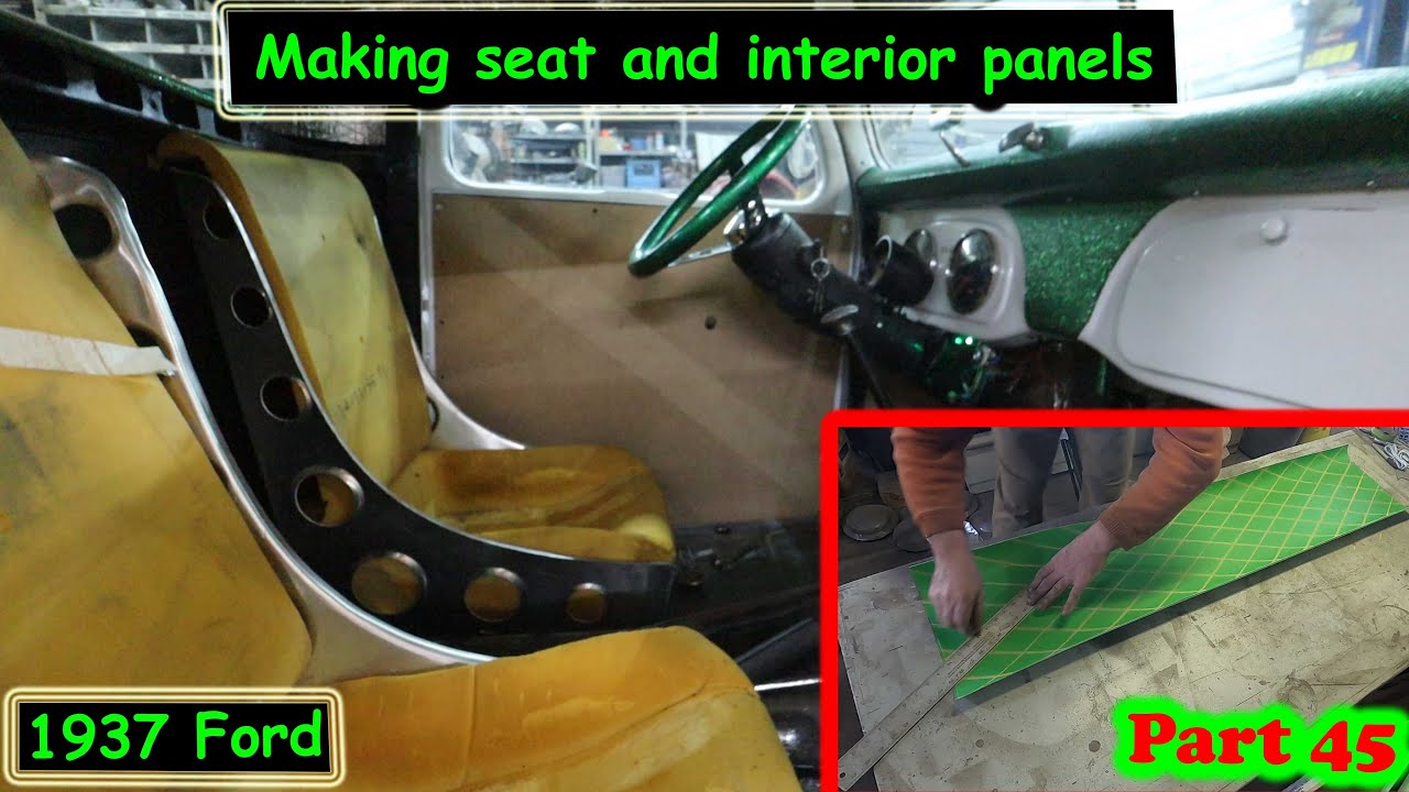 Starting the upholstery and making the patterns, and pulling T pickup out of storage.