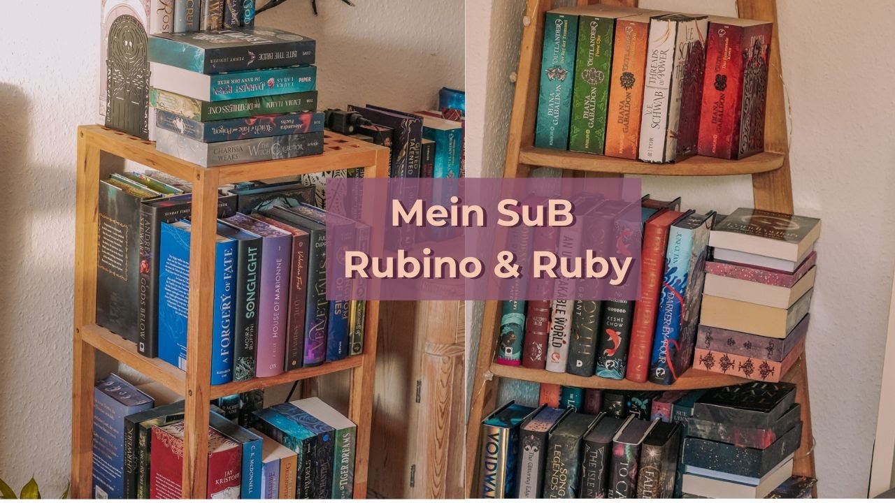 Mein SuB 📚✨ | Ruby & Rubino – Regal ungelesener Bücher neu sortiert