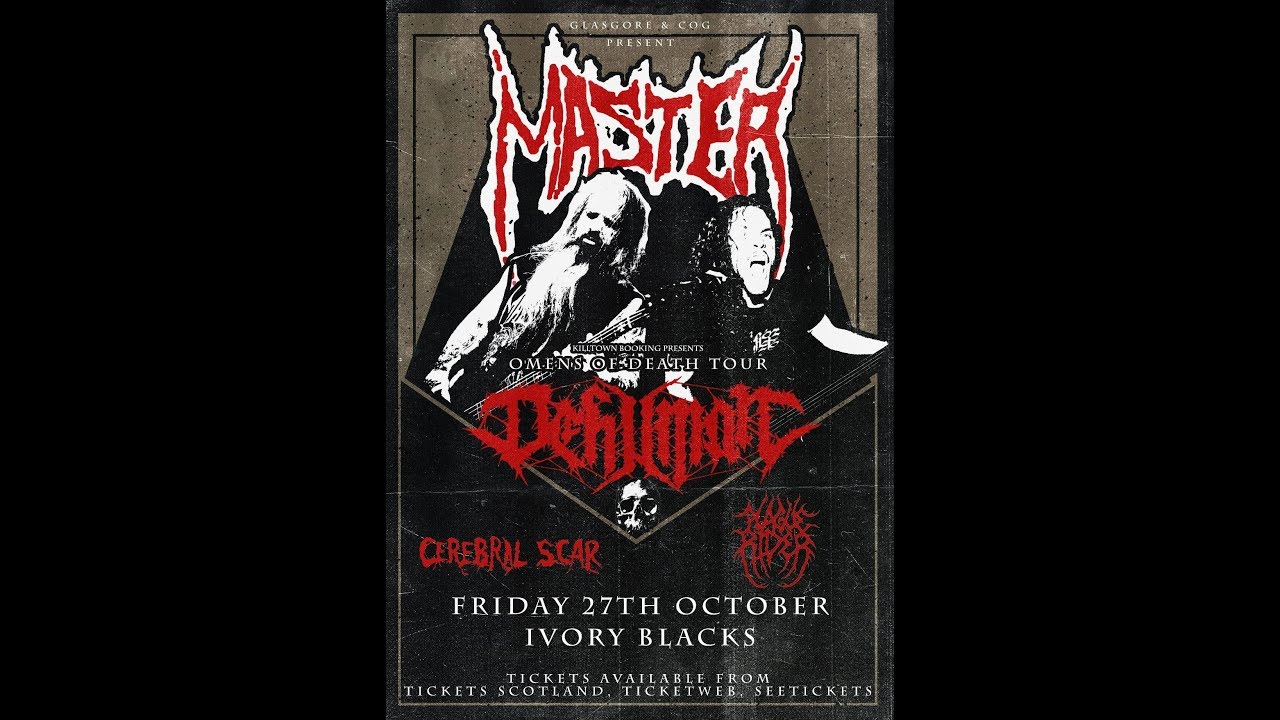 Master (USA/CZE) - Live at Ivory Blacks, Glasgow 27th October 2017 FULL SHOW HD