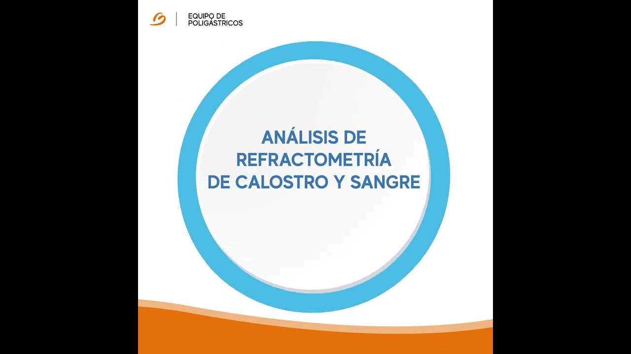 Análisis de Refractometría de Calostro y Sangre