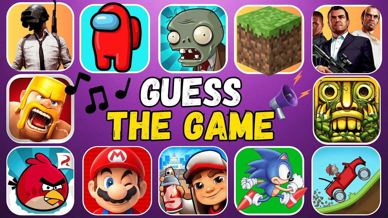 Guess the Game by Sound! Roblox, GTA, Among Us, Minecraft 🎧