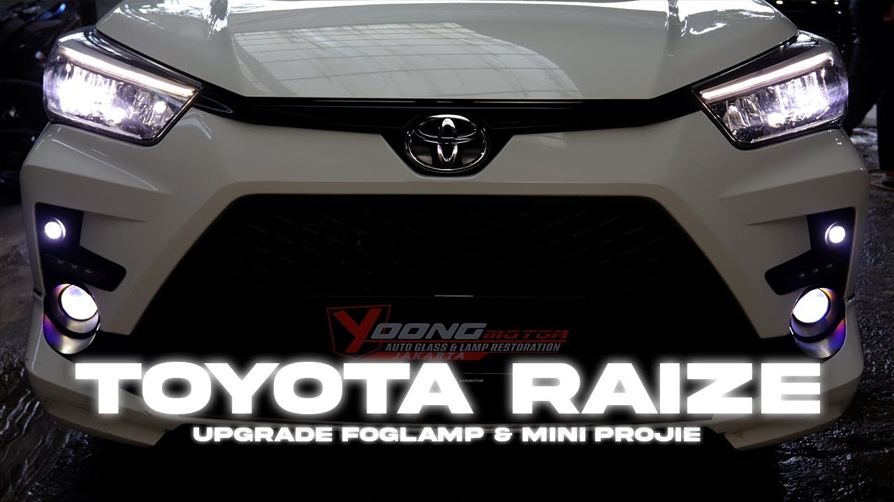 MODIFIKASI LAMPU TOYOTA RAIZE KITA BIKIN LEBIH GILA LAGI SINARNYA❗️