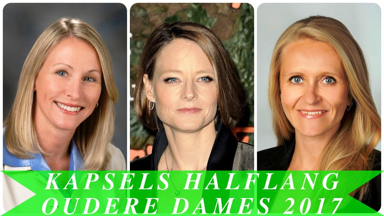 Kapsels halflang oudere dames 2017