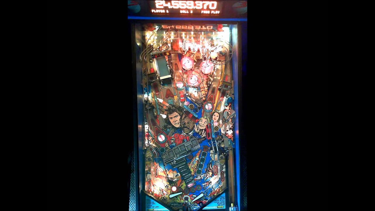 Lethal Weapon 3 Pinball Machine Gameplay
