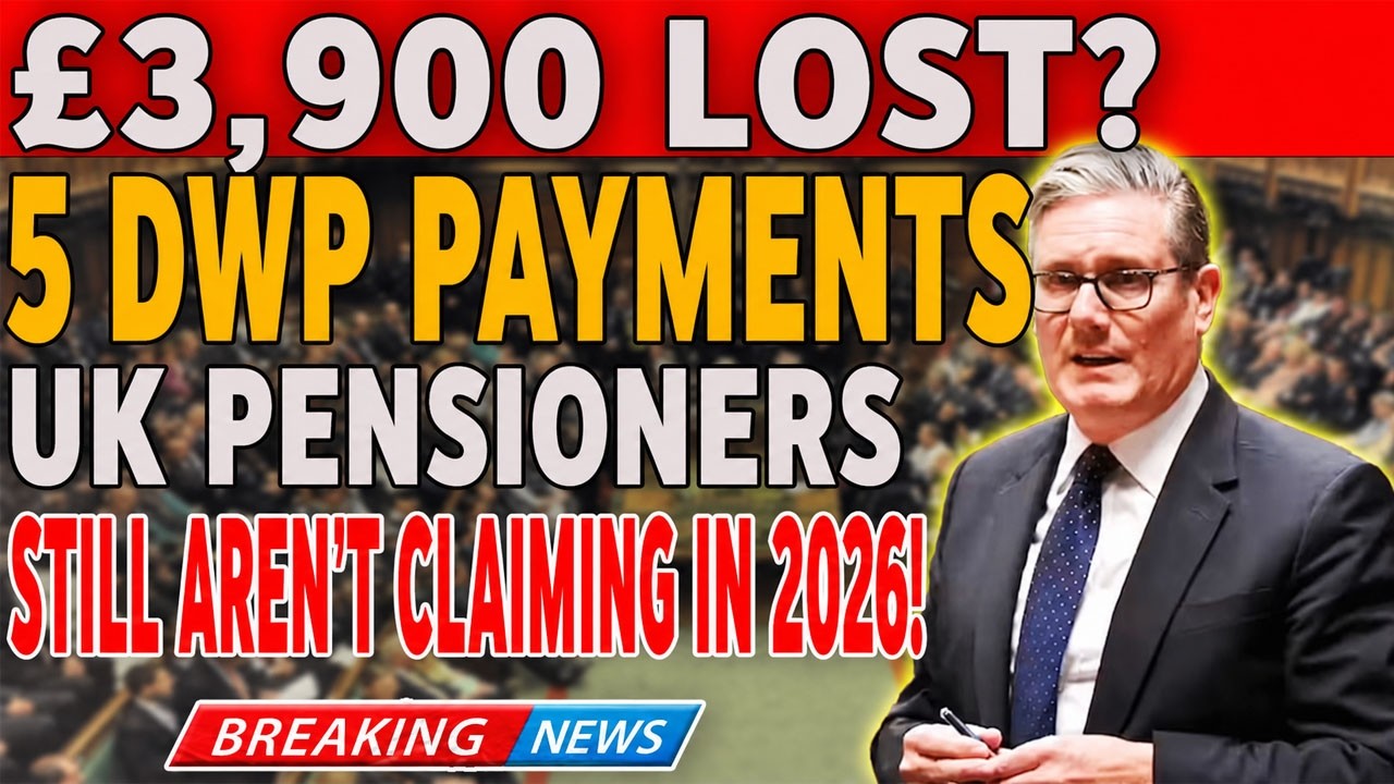 ⚠️ DON&rsquo;T LOSE &pound;3,900! | 5 Hidden DWP Payments Pensioners Ignore | UK 2026 Guide