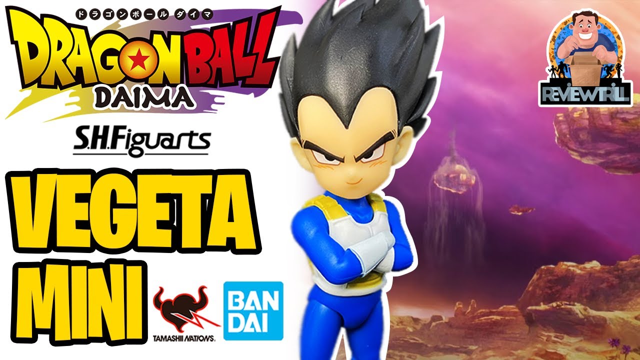 VEGETA (MINI) DRAGON BALL DAIMA  - BANDAI S.H. FIGUARTS | REVIEW BR
