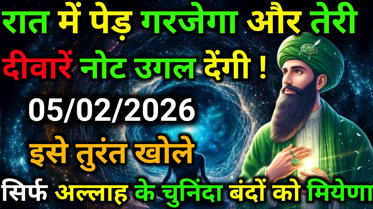 ✅Allah Message of 05 February 2026 || Today's Divine Message || God's Message Today #yaraheem #a...