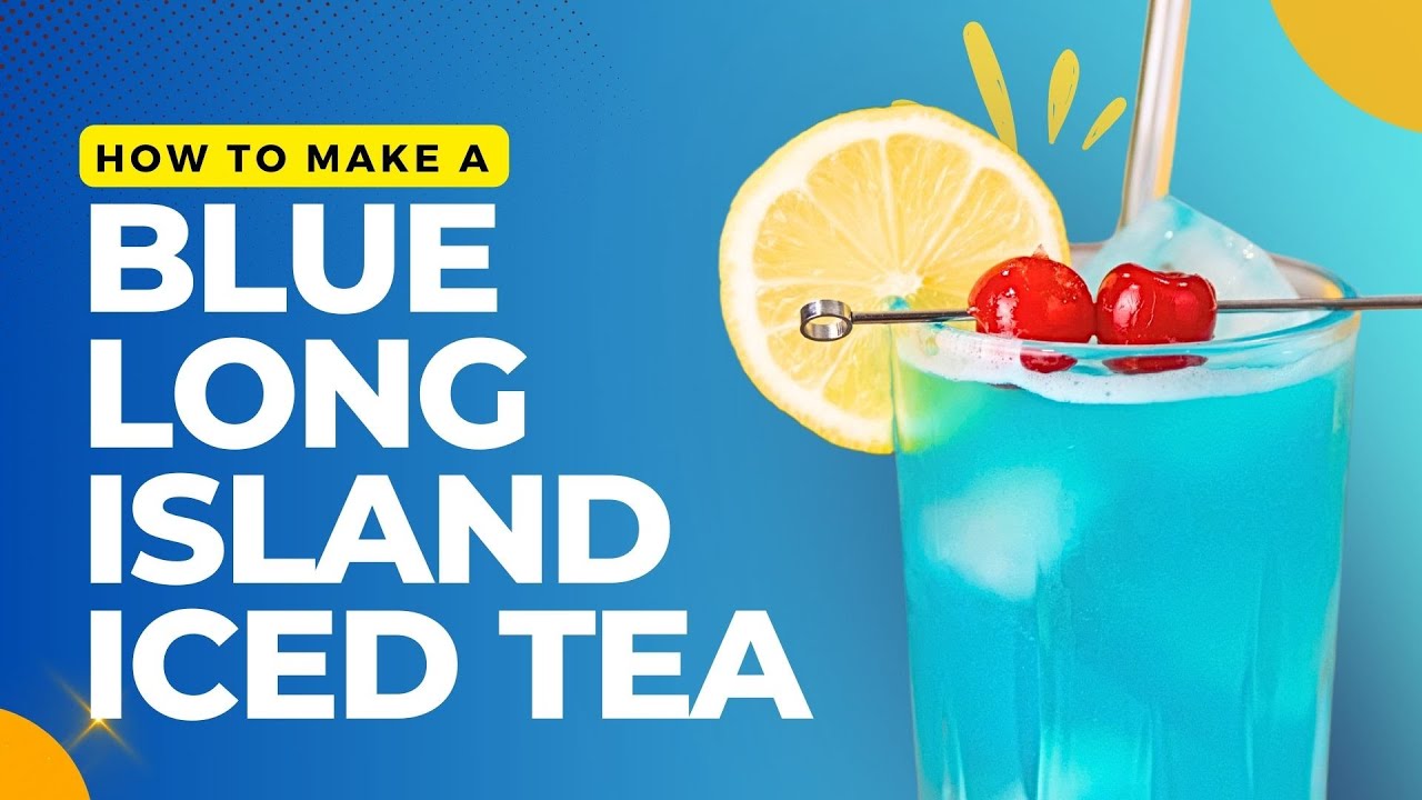 How to Make a Blue Long Island Iced Tea | Bartending 101 | Strong Drinks