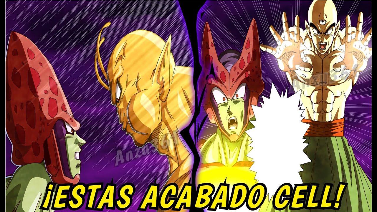 EL SACRIFICIO DE TEN SHIN HAN: ORANGE PICCOLO VS CELL MAX PERFECTO - FAN MANGA DBS CAPITULO #3
