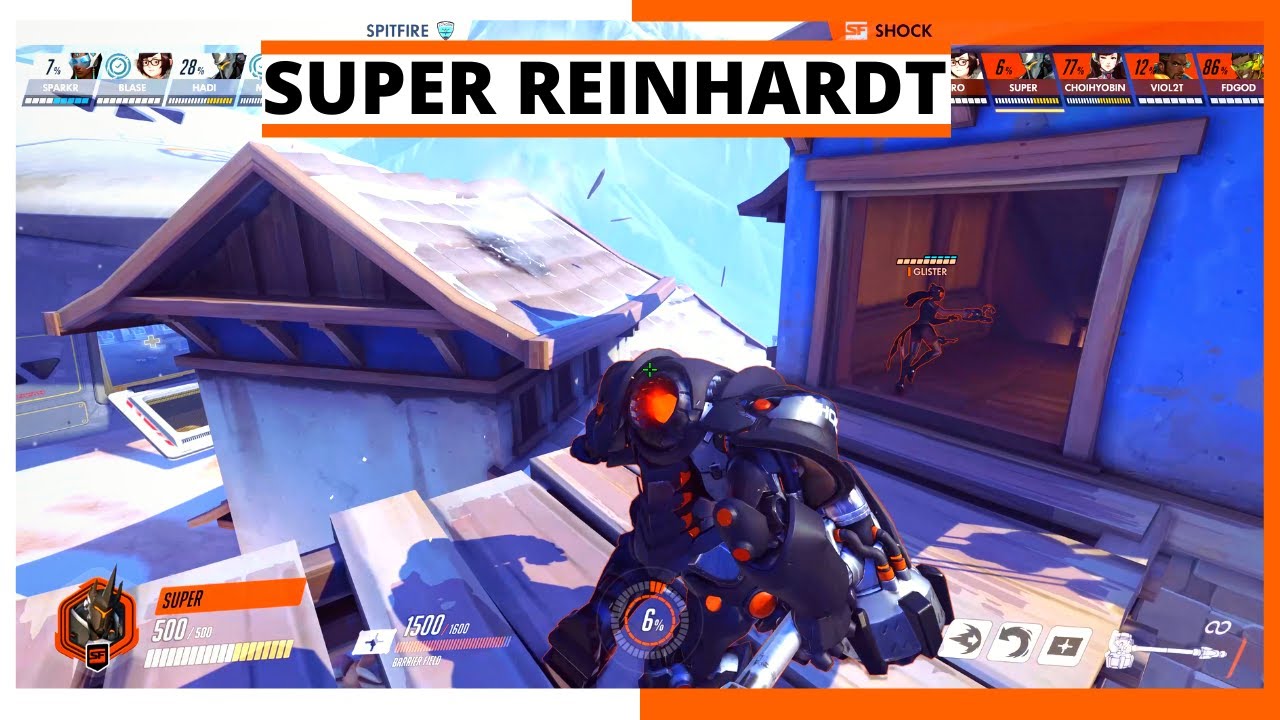 SUPER REINHARDT POV | Summer Showdown - San Francisco Shock vs London Spitfire | OWL Season 2021