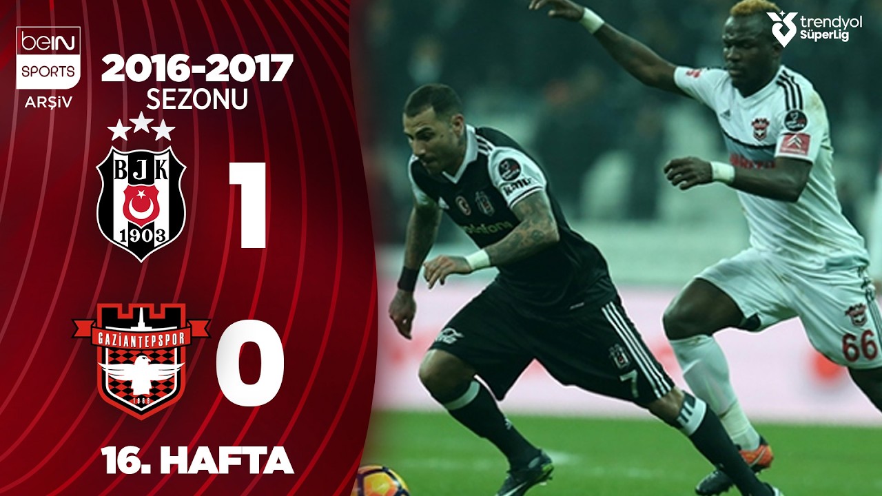 Beşiktaş (1-0) Gaziantepspor | MAÇ ÖZETİ | 16. Hafta - 2016/2017