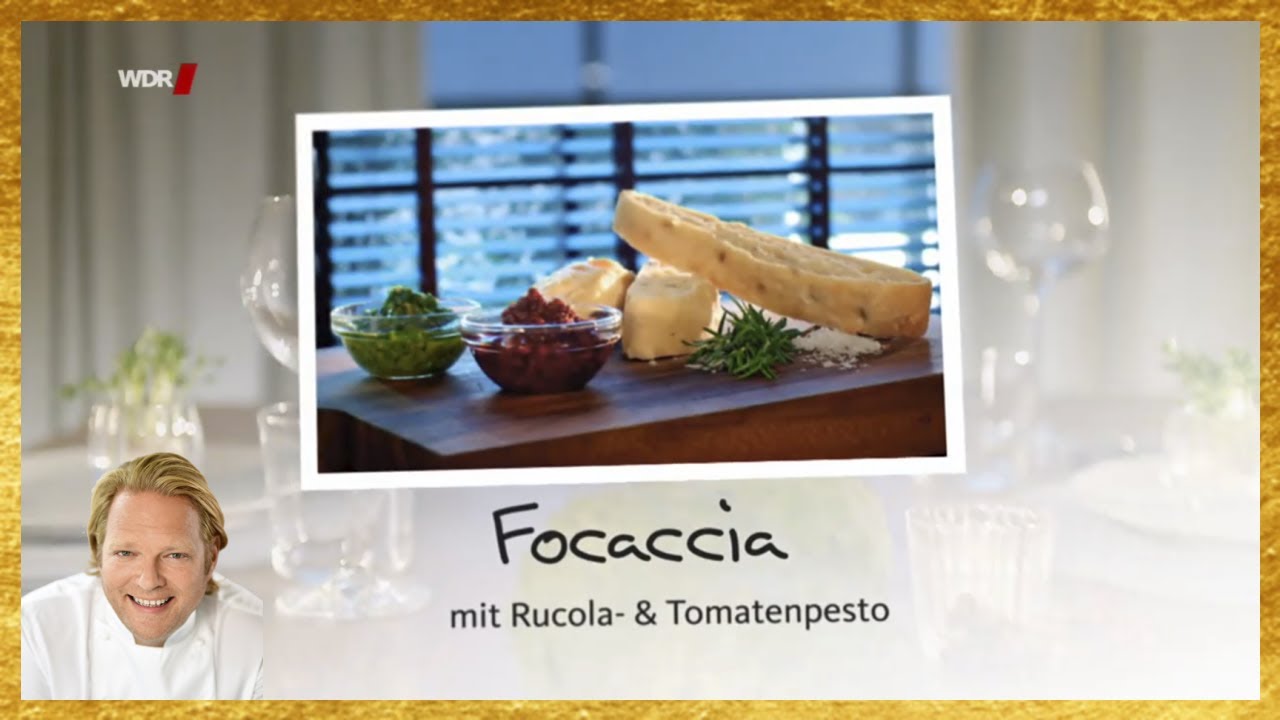 Björn Freitag - Focaccia mit Rucola- & Tomatenpesto